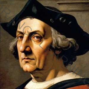 Christopher Columbus (image generated with AI)