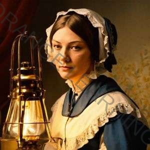 Florence Nightingale (image generated with AI)