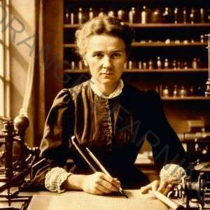 Marie Curie (image generated with AI)